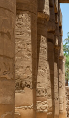 Ancient Karnak temple in Luxor, Egypt.