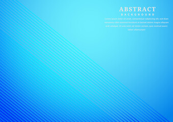 Abstract blue striped diagonal lines background.