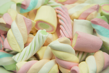 colorful marshmallows