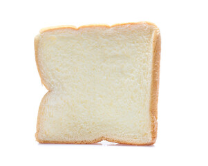 sliced bread isolated on white background