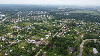 Obraz premium aerial view of the city