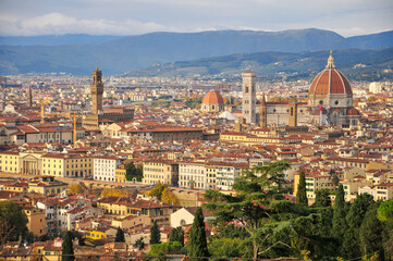Fototapeta na wymiar フィレンツェの美しい景色　Beautiful city view of Florence