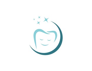 smile dental logo design template for clinic