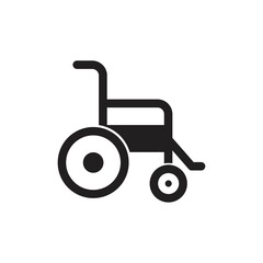 Target and arrow icon in flat style