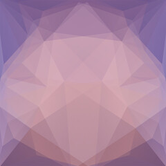 Obraz premium Background made of pastel pink triangles. Square composition with geometric shapes. Eps 10