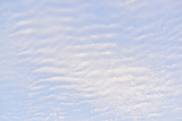 Beautiful blue sky with clouds in background