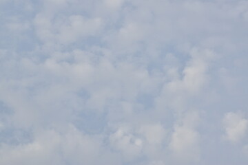 Beautiful blue sky with clouds in background