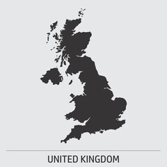 United Kingdom map icon