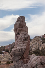 Fototapeta na wymiar Rock formations outdoors