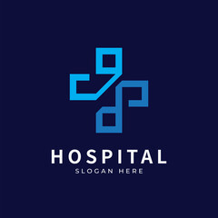 Health logo with initial letter OP, PO, O P logo designs concept. Medical health-care logo designs template.
