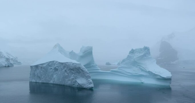 MS POV Large iceberg in Lemaire Chanel / Antarctic Peninsula, Antarctica