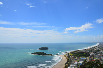Mount Maunganui is a town in the Bay of Plenty, New Zealand.