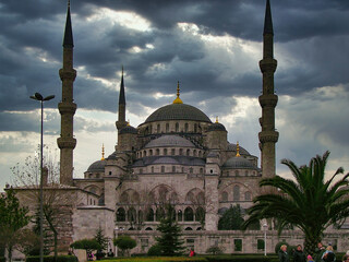 Fototapeta na wymiar Hagia Sophia Istanbul one of the main monuments in Istanbul Turkey