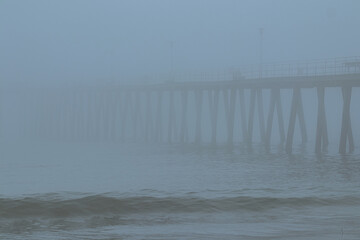 fog over the ocean