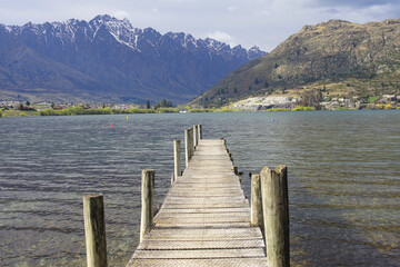 Lake Wakatipu at Queenstown. It is in the southwest corner of the Otago region, near its boundary with Southland.