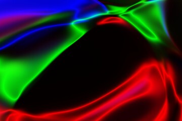 abstract colorful background with smoke, glowing neon light