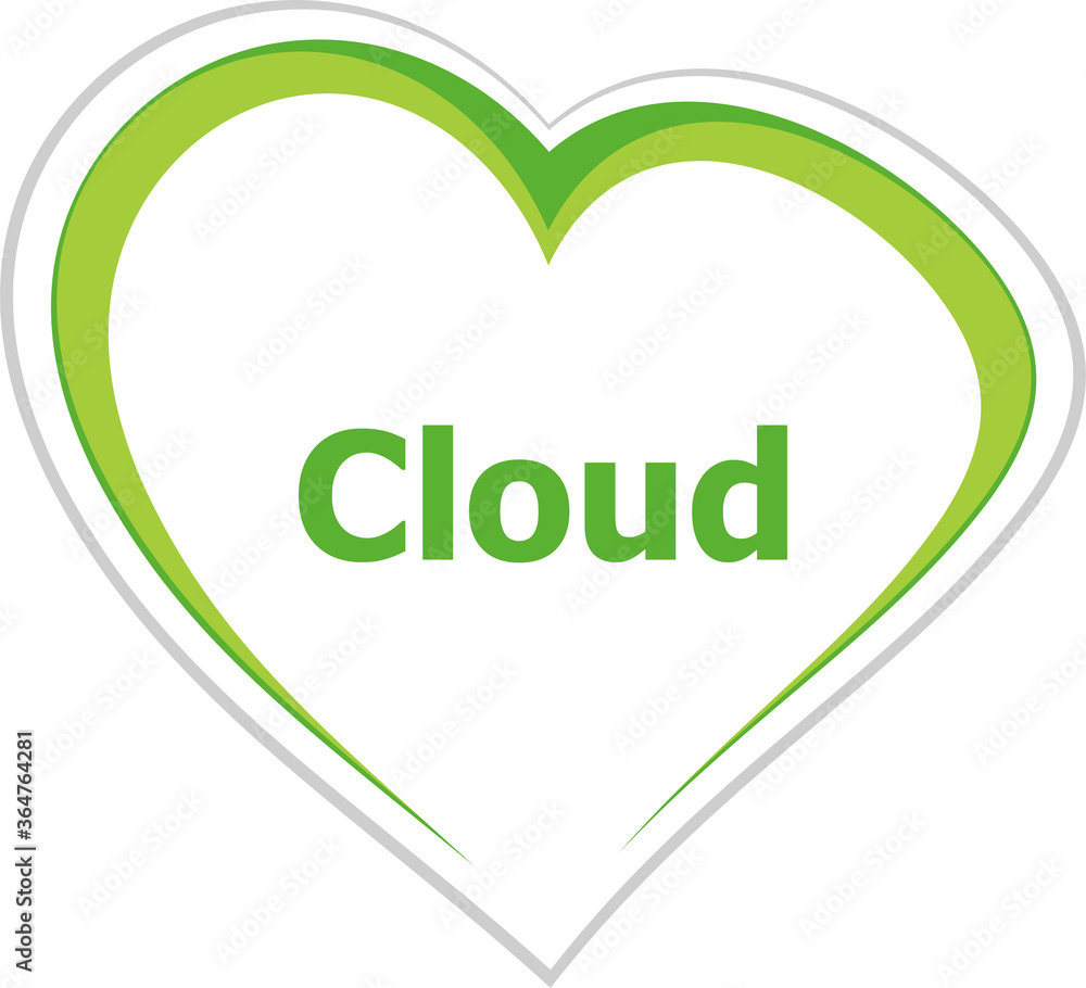 Poster text cloud. web design concept