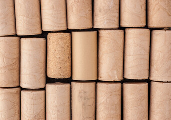 textura con corchos de vino