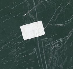 texture crumpled polyethylene green shade of color