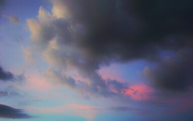 Naklejka premium sky and clouds