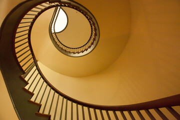 Fototapeta premium Spiral staircase