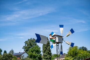 Windmühle im Bayrischen ländlichen gebiet