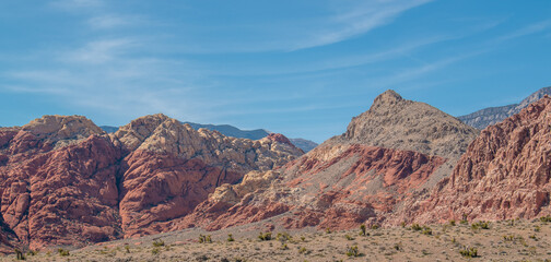 Spring day at Red Rock Canyon in Las Vegas, NV.