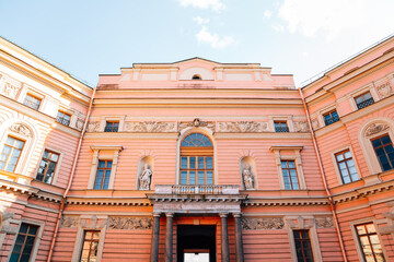 Saint Michael's Castle historical building in Saint Petersburg, Russia