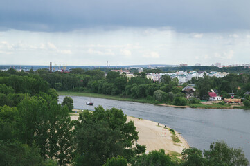 Fototapeta premium view of the river