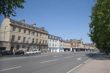 Fototapeta na wymiar Buildings on St Giles' in Oxford in the United Kingdom