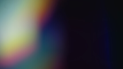 Holographic Abstract Multicolored Backgound Photo Overlay, Using Screen Mode, Rainbow Light Leaks Prism Colors, Trend Design Creative Defocused Effect, Blurred Glow Vintage Flares