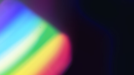 Holographic Abstract Multicolored Backgound Photo Overlay, Using Screen Mode, Rainbow Light Leaks Prism Colors, Trend Design Creative Defocused Effect, Blurred Glow Vintage Flares