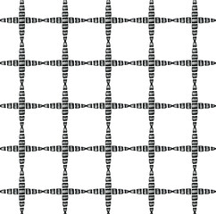 Vector abstract transparent geometric black and white seamless pattern background tile with filmstrip elements 