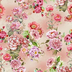 Behang seamless floral pattern © Fashion Street