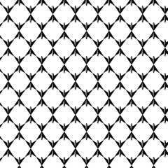 Vector abstract transparent geometric chain link fence seamless pattern background tile 
