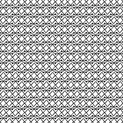 Vector abstract seamless geometric black and white pattern  background tile 