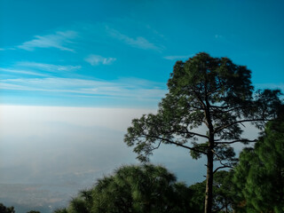 Fototapeta na wymiar Beautiful weather in Jammu, creating a beautiful landscape