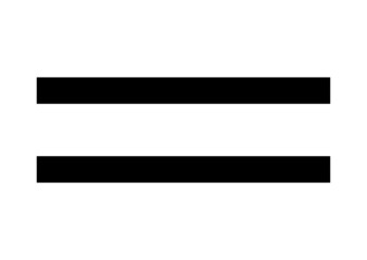 Fototapeta premium Thick hamburger menu bar line art vector icon for apps and websites