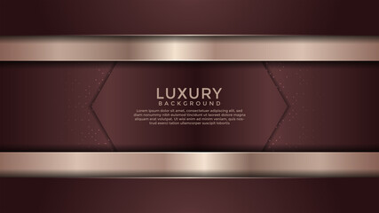 Fototapeta premium Premium luxury background with overlap layer background and patter on background. Vector premium background. Eps10 