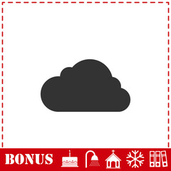 Cloud icon flat