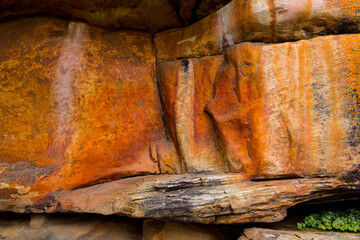 Human figures, Sevilla Bushman Rock Art Trail, Clanwilliam, Cederberg Mountains, Western Cape province, South Africa, Africa