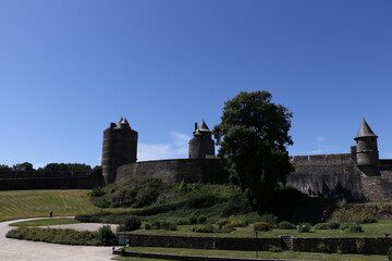 Fototapeta na wymiar Château médiéval de Fougères