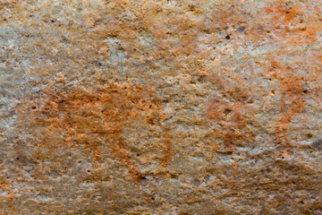 Elephants figures, Sevilla Bushman Rock Art Trail, Clanwilliam, Cederberg Mountains, Western Cape province, South Africa, Africa
