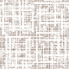 Grid Paint Brush Strokes Vector Seamless pattern. Abstract Grunge background
