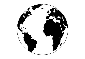 Icono del planeta tierra limpio. © Gabrieuskal