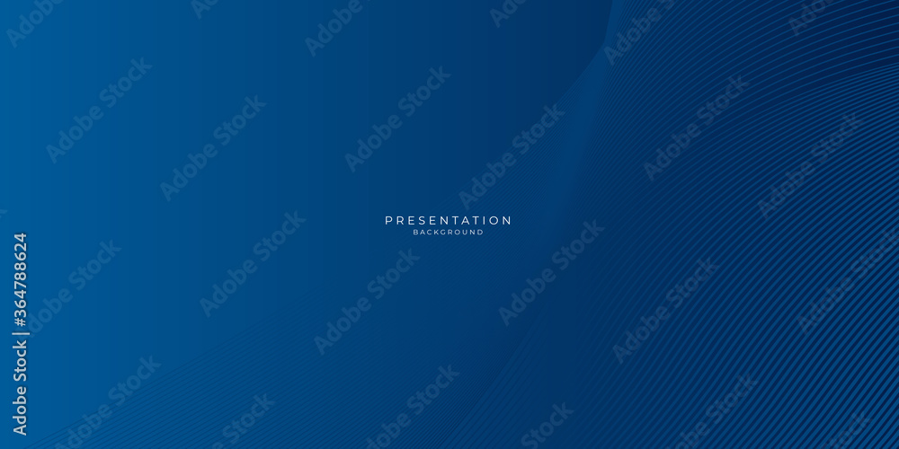 Poster modern blue wave curve abstract presentation background. vector illustration design for presentation