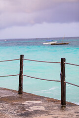 Obraz premium Paysage typique de Zanzibar en Tanzanie