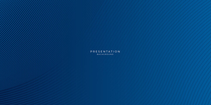 Modern 3D Blue Abstract Presentation Background. Curves And Lines Use For Banner, Cover, Poster, Wallpaper, Design With Space For Text.