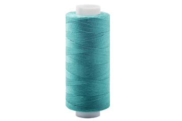 Babin of colored threads on a white background for designers.