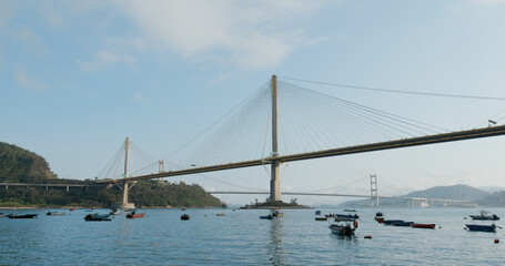 Hong Kong Ting Kau bridge